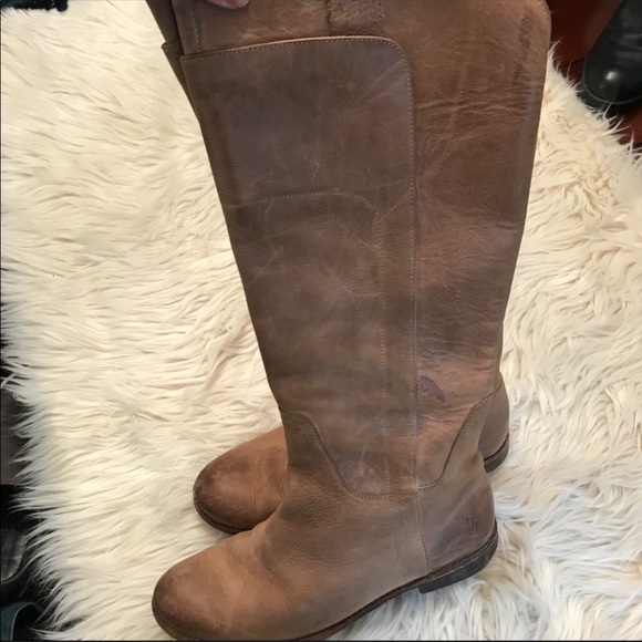 9.5 Tan Frye Paige boots - Picture 3 of 5